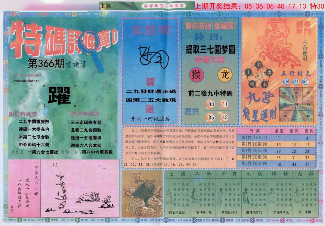 2024366期内部精选B