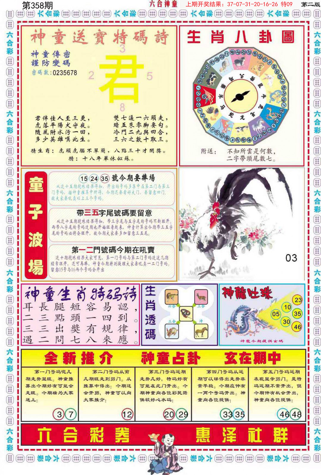2024358期六合神童B