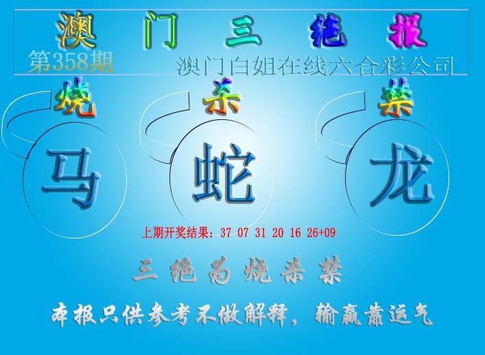 2024358期三绝报（新版）