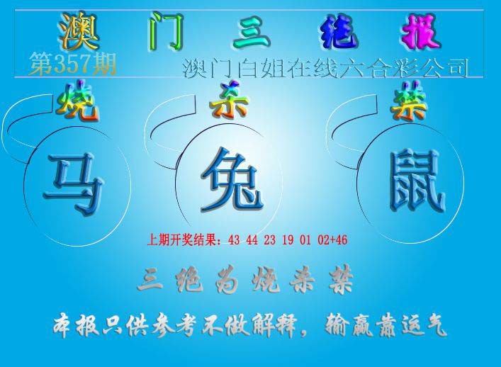 2024357期三绝报（新版）