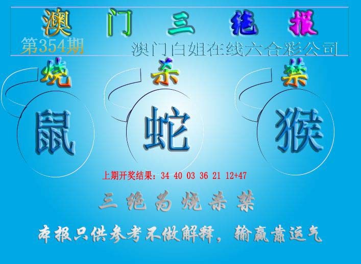 2024354期三绝报（新版）