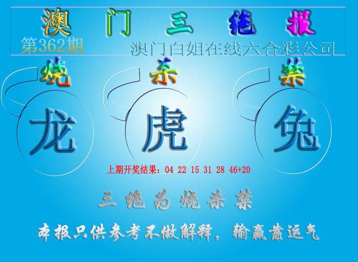 2024362期三绝报（新版）
