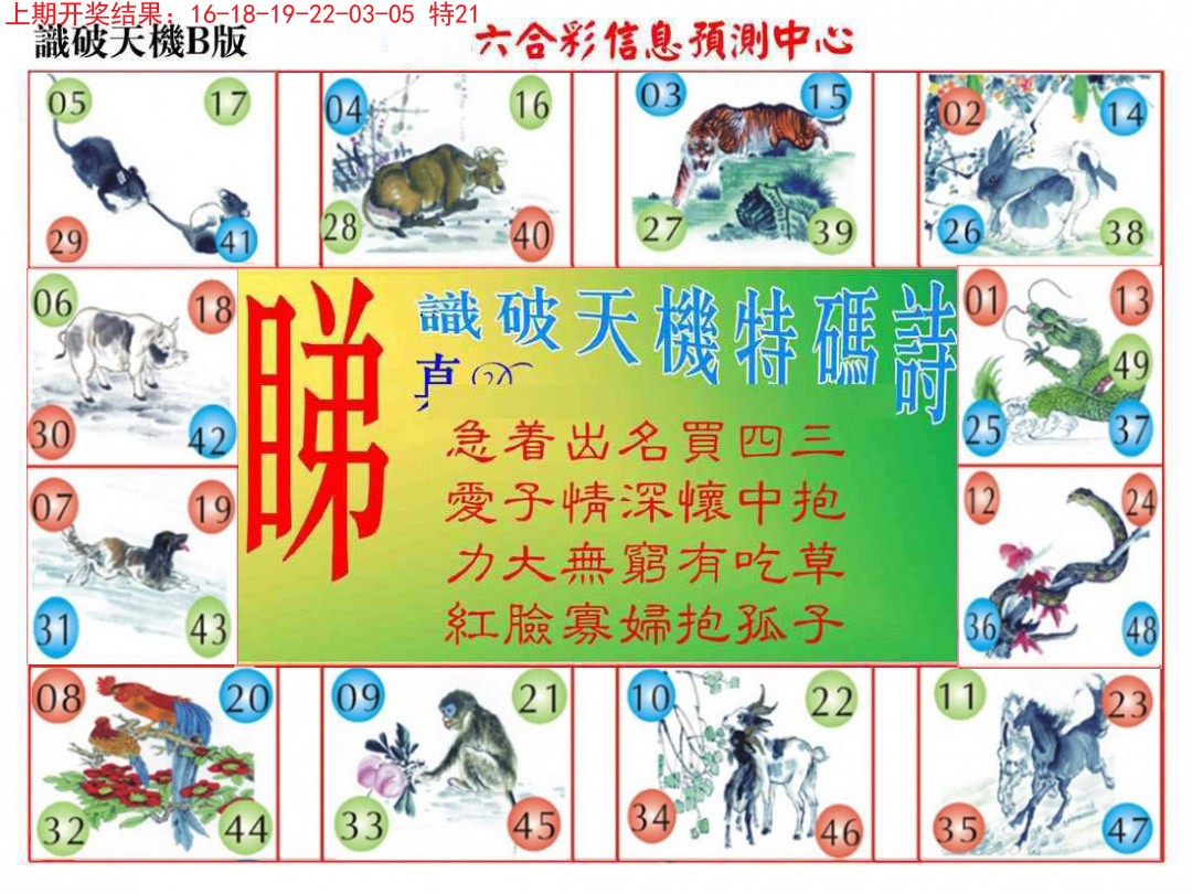 2024359期识破天机B版