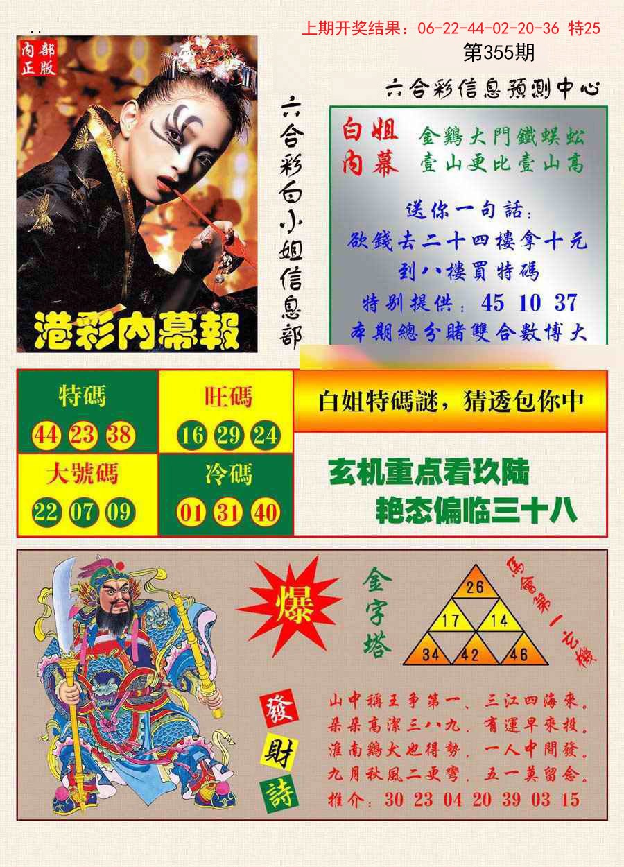 2024355期港彩内幕报