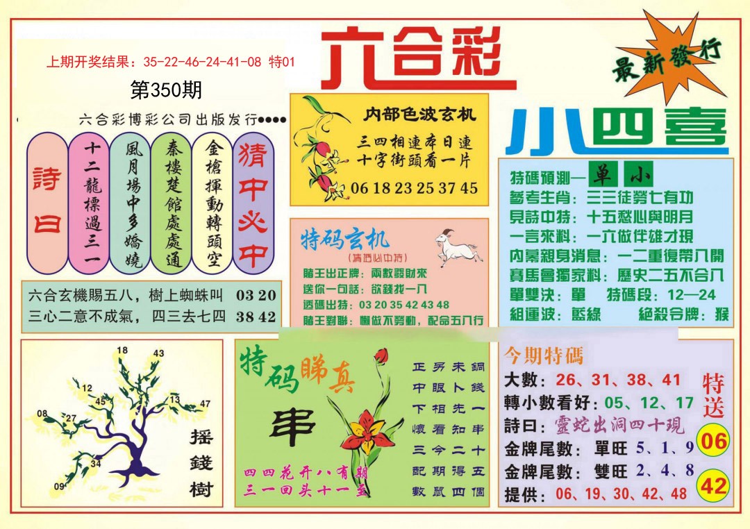 2024350期小四喜