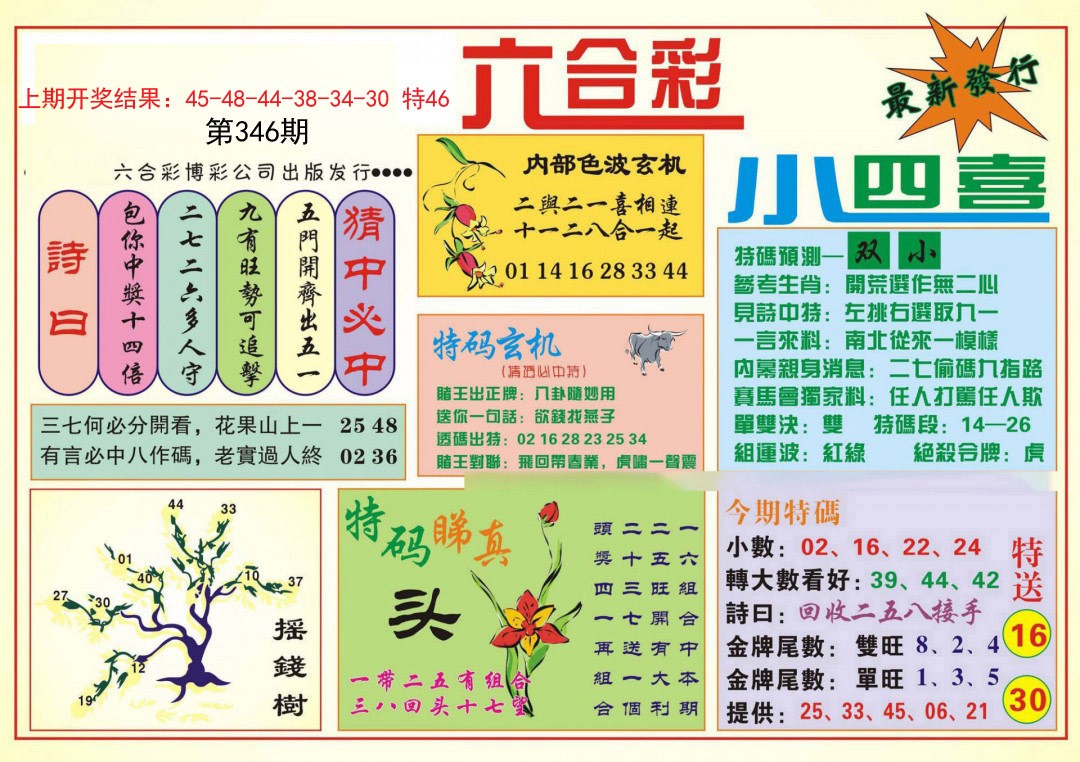 2024346期小四喜