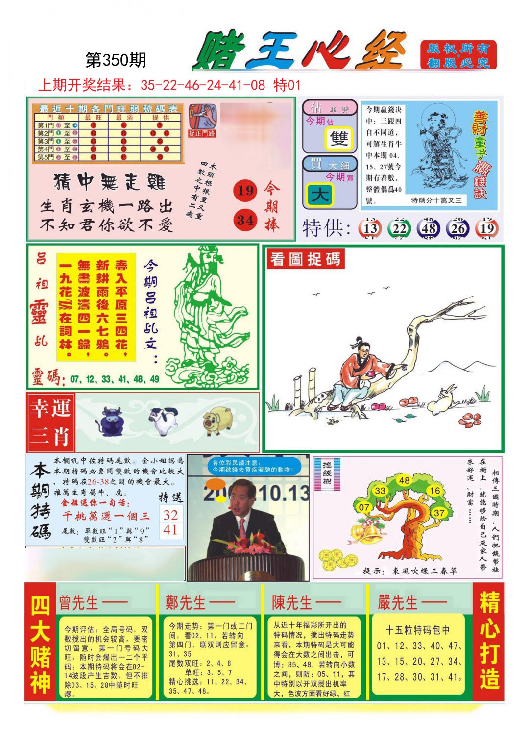 2024350期赌王心经