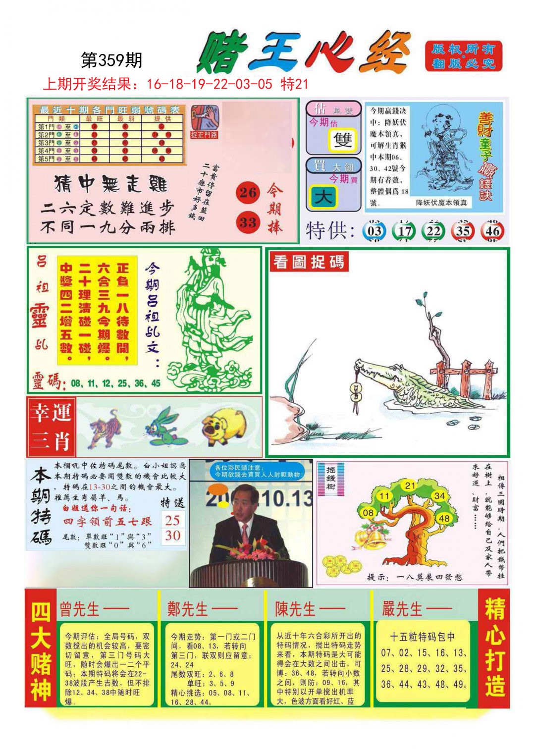2024359期赌王心经