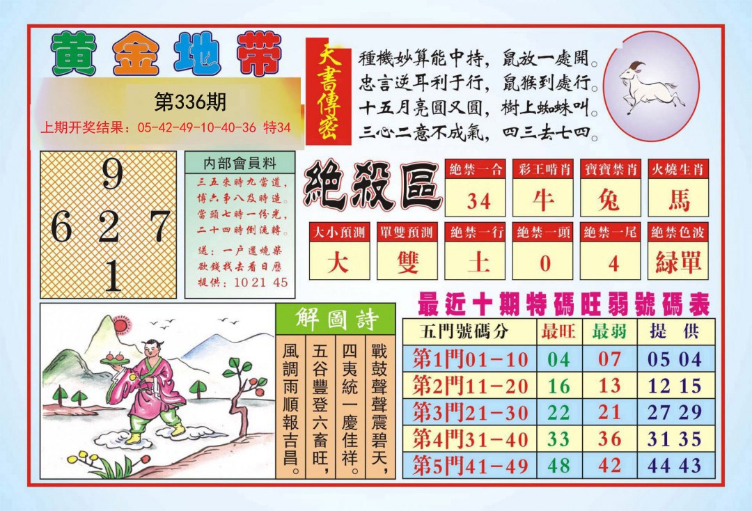 2024336期黄金地带