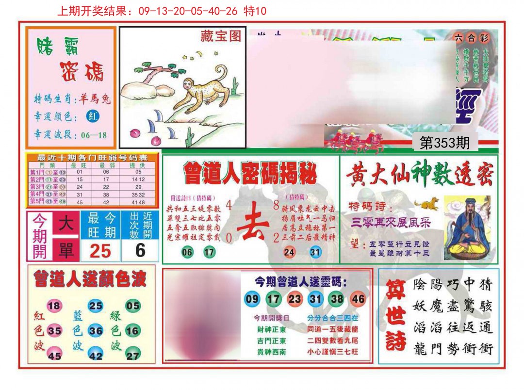 2024353期赢钱一经