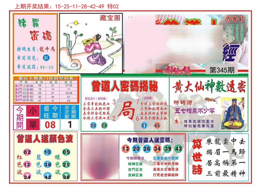 2024345期赢钱一经