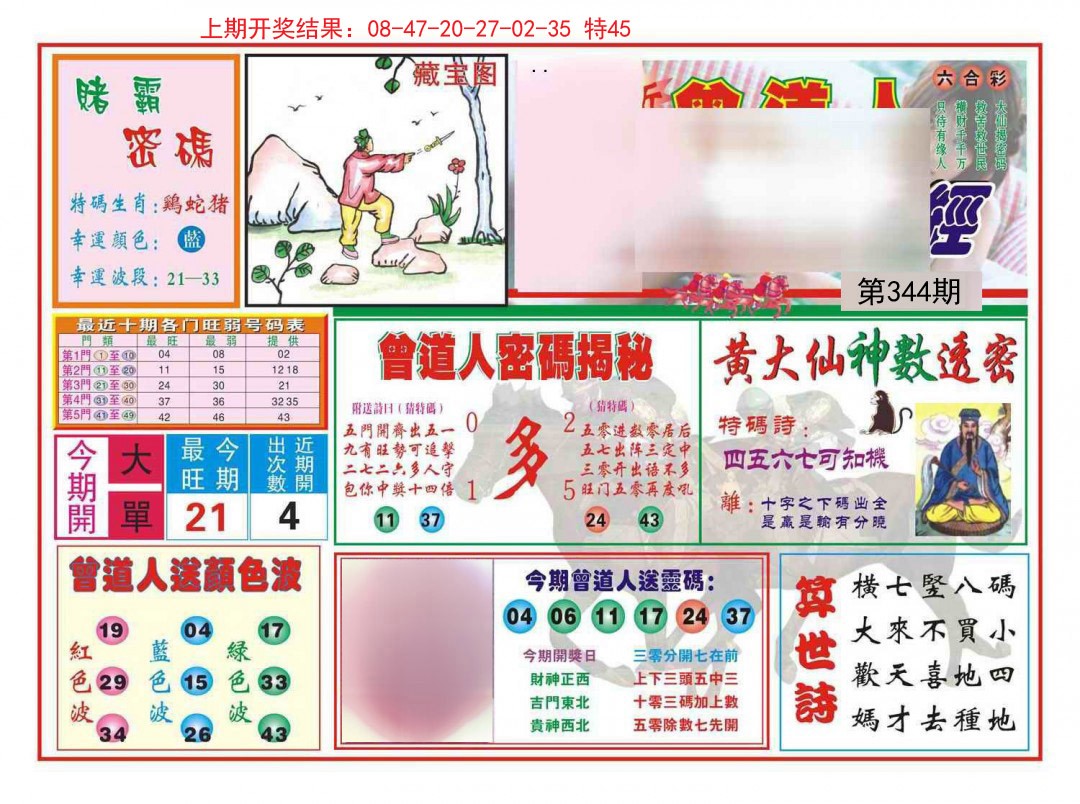 2024344期赢钱一经