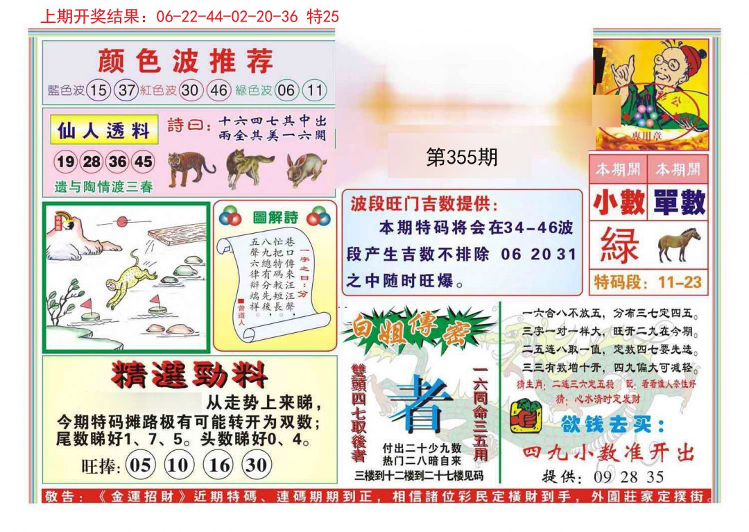 2024355期金运招财