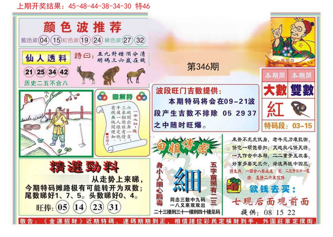2024346期金运招财