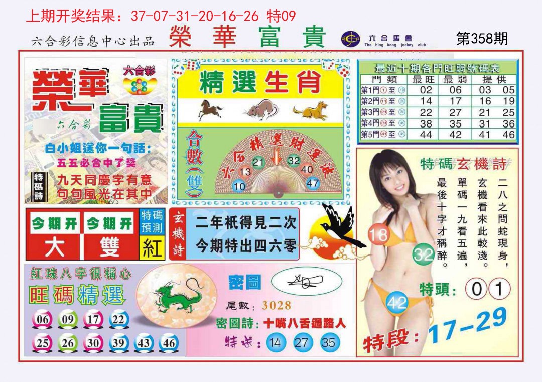 2024358期荣华富贵