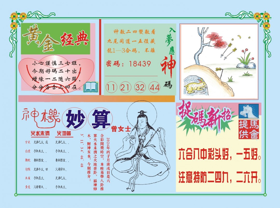 2024347期老版曾女士B