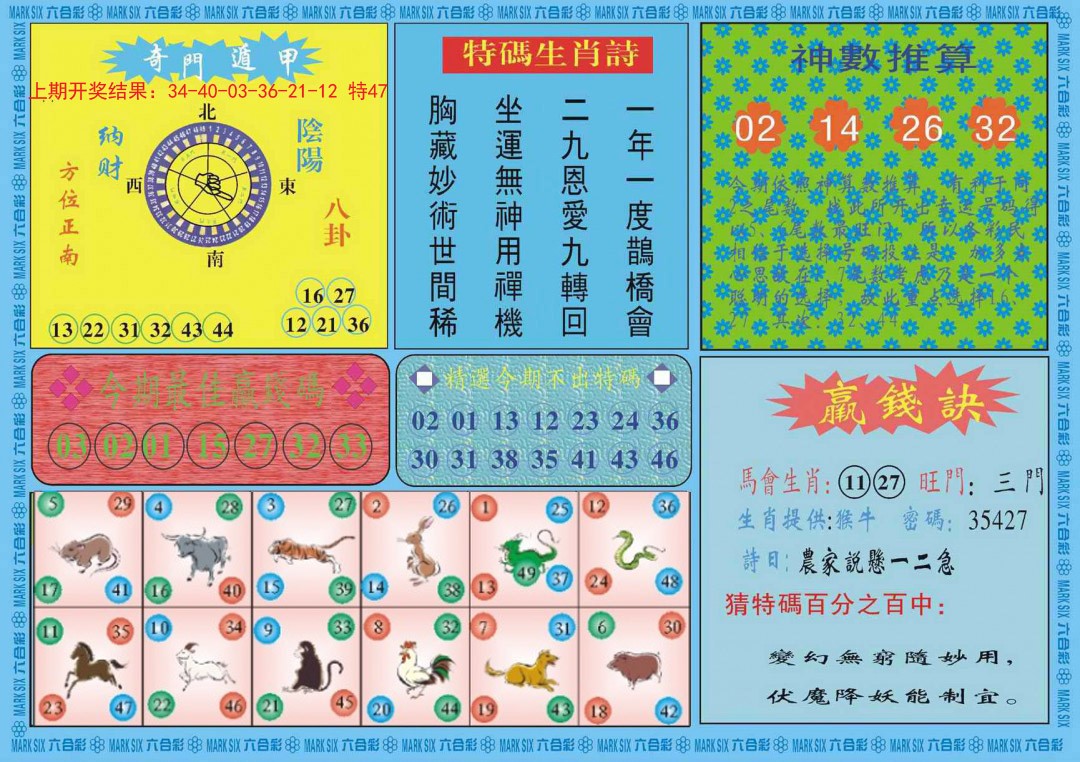 2024354期黄大仙灵码B