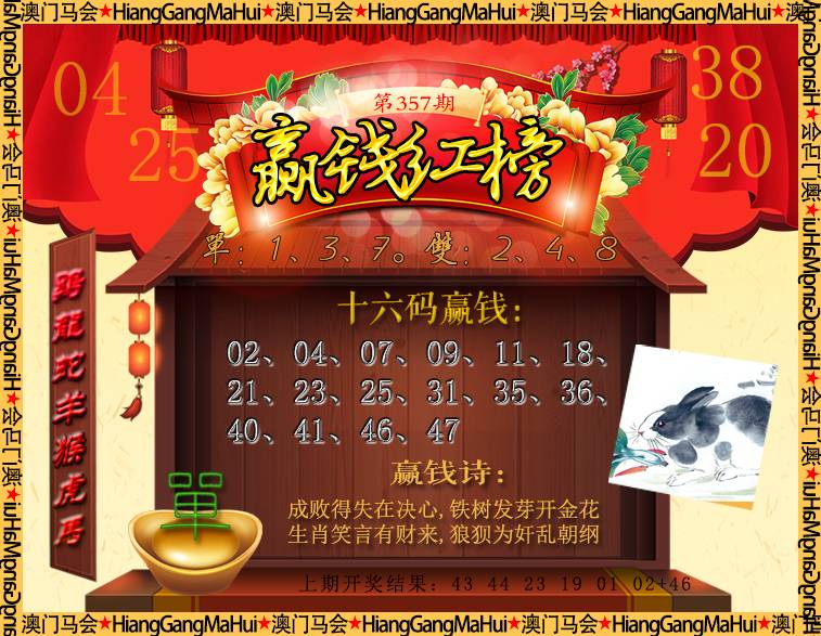 2024357期内部密传