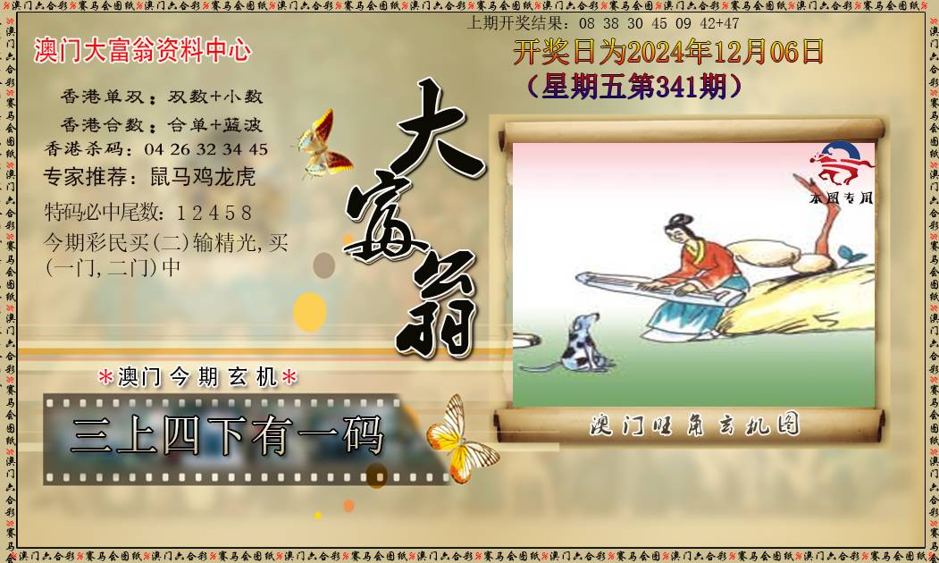 2024341期新大富翁