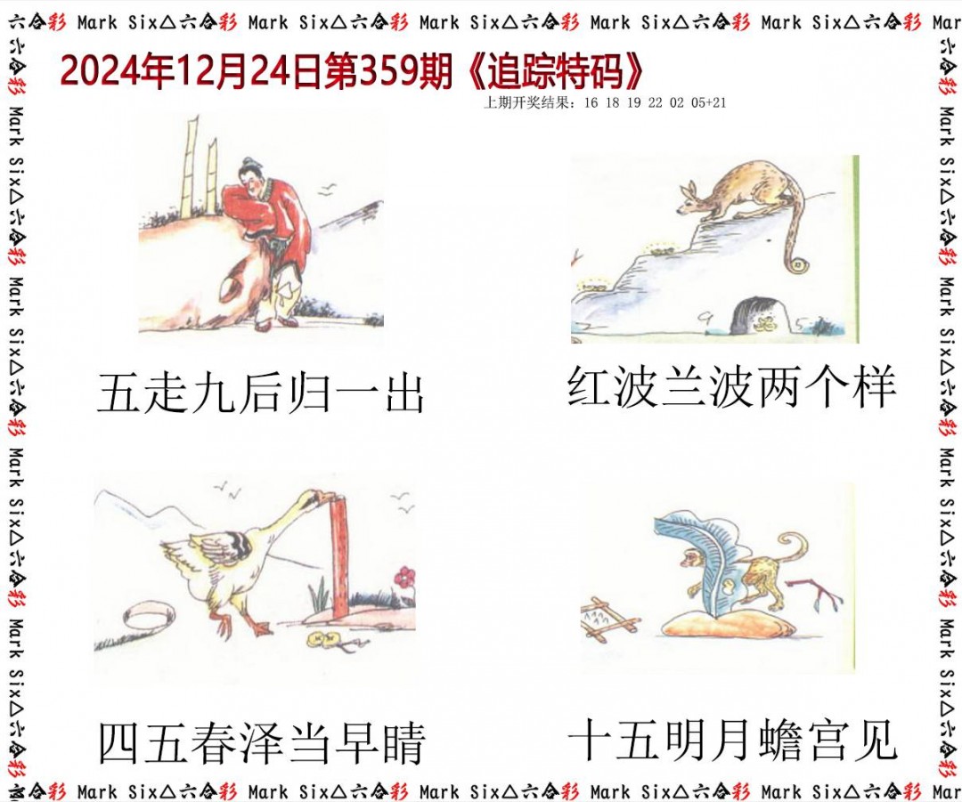2024359期追踪特码