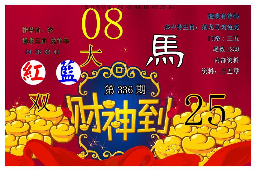 2024336期财神到