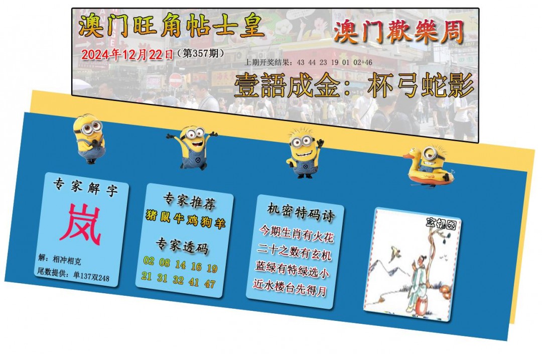 2024357期旺角贴士皇