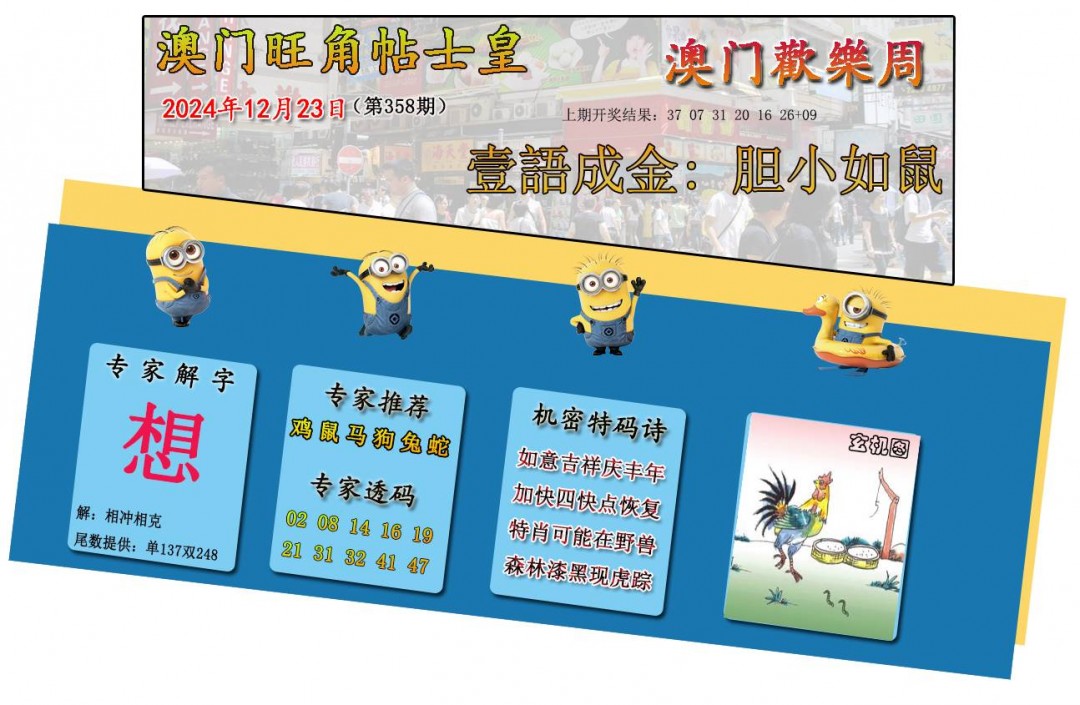 2024358期旺角贴士皇