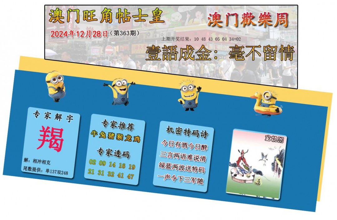2024363期旺角贴士皇