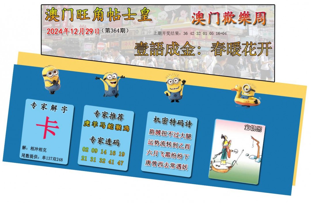 2024364期旺角贴士皇