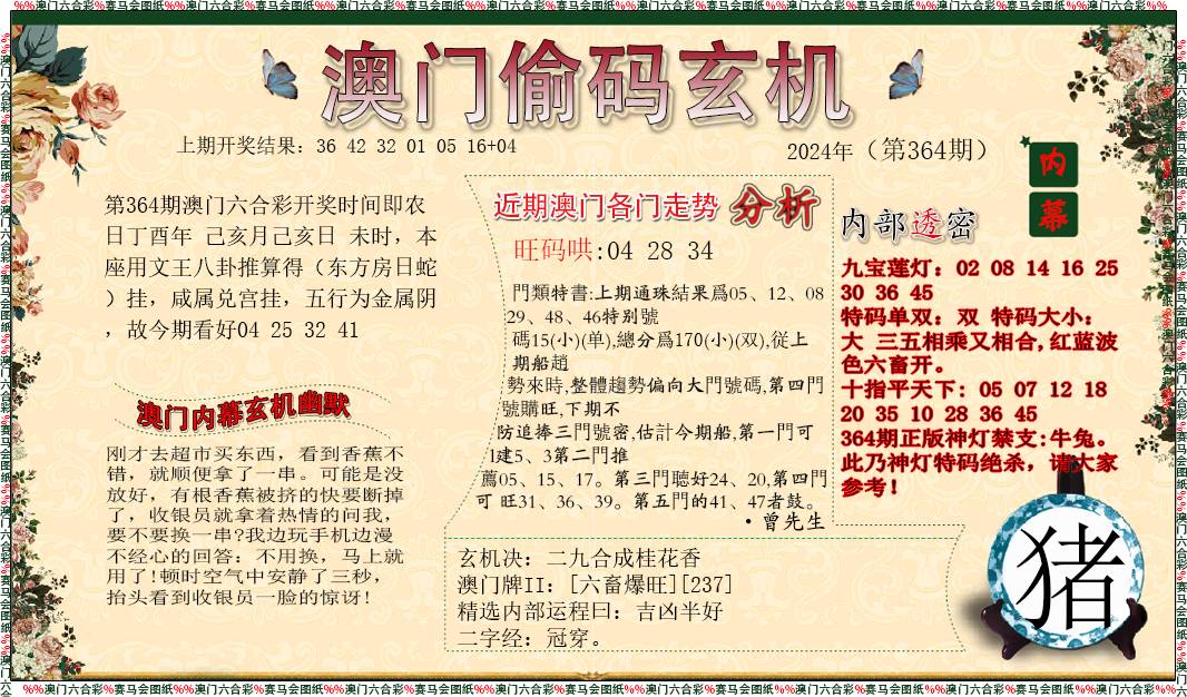 2024364期偷码玄机