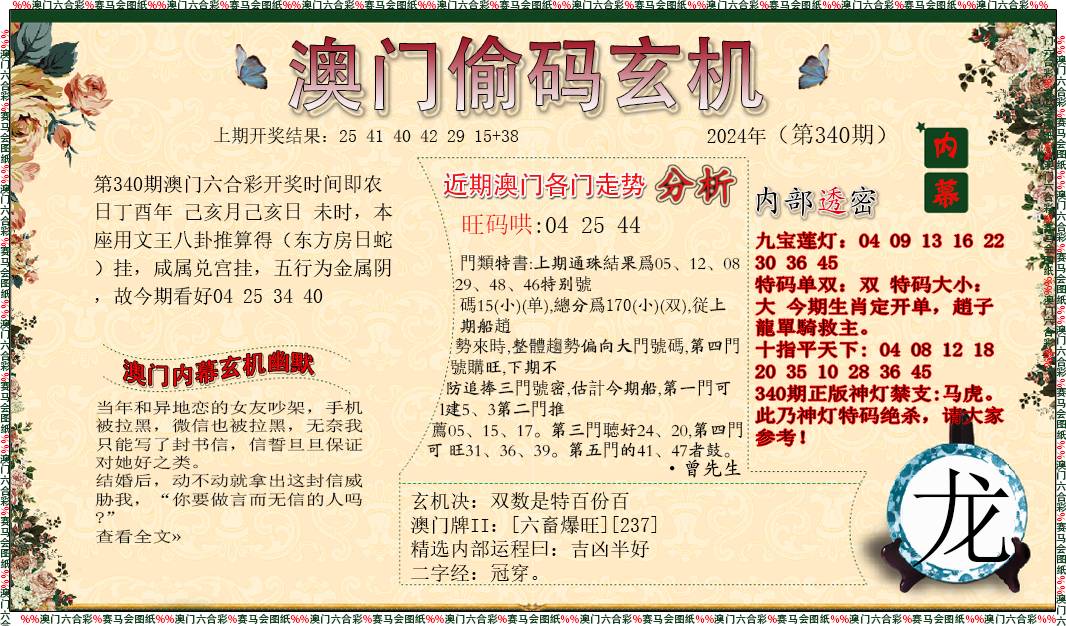 2024340期偷码玄机