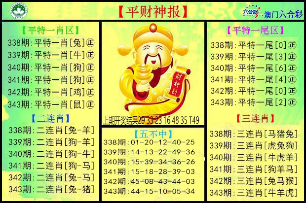2024343期平财神