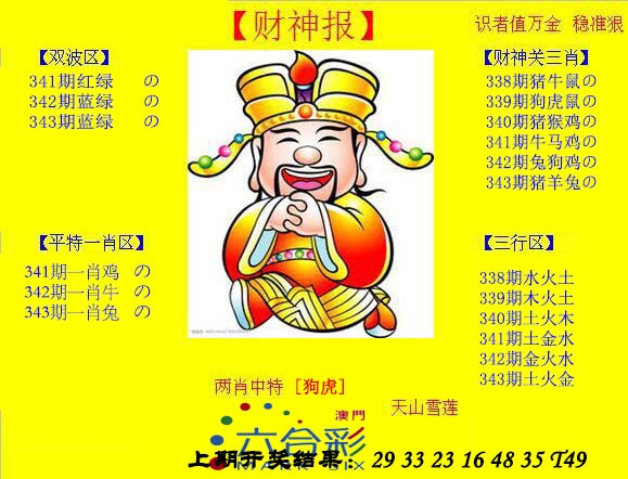 2024343期黄财神