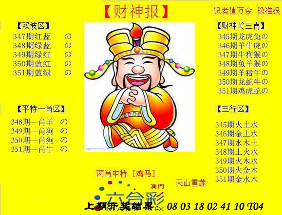 2024351期黄财神