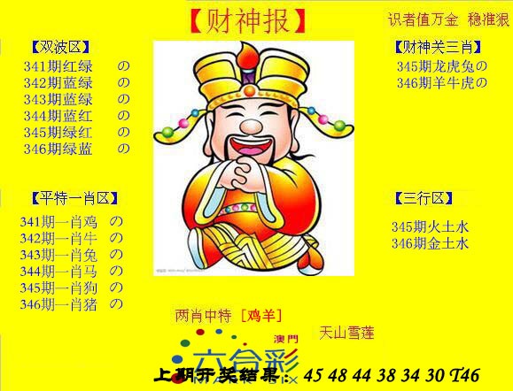2024346期黄财神
