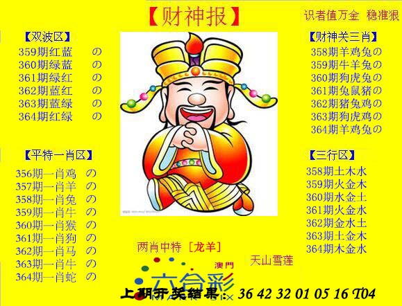 2024364期黄财神