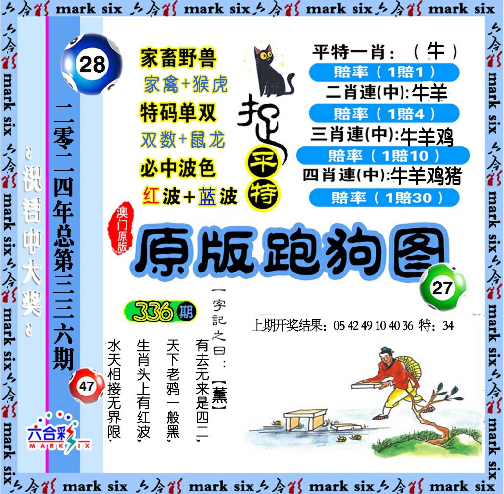 2024336期原版跑狗图