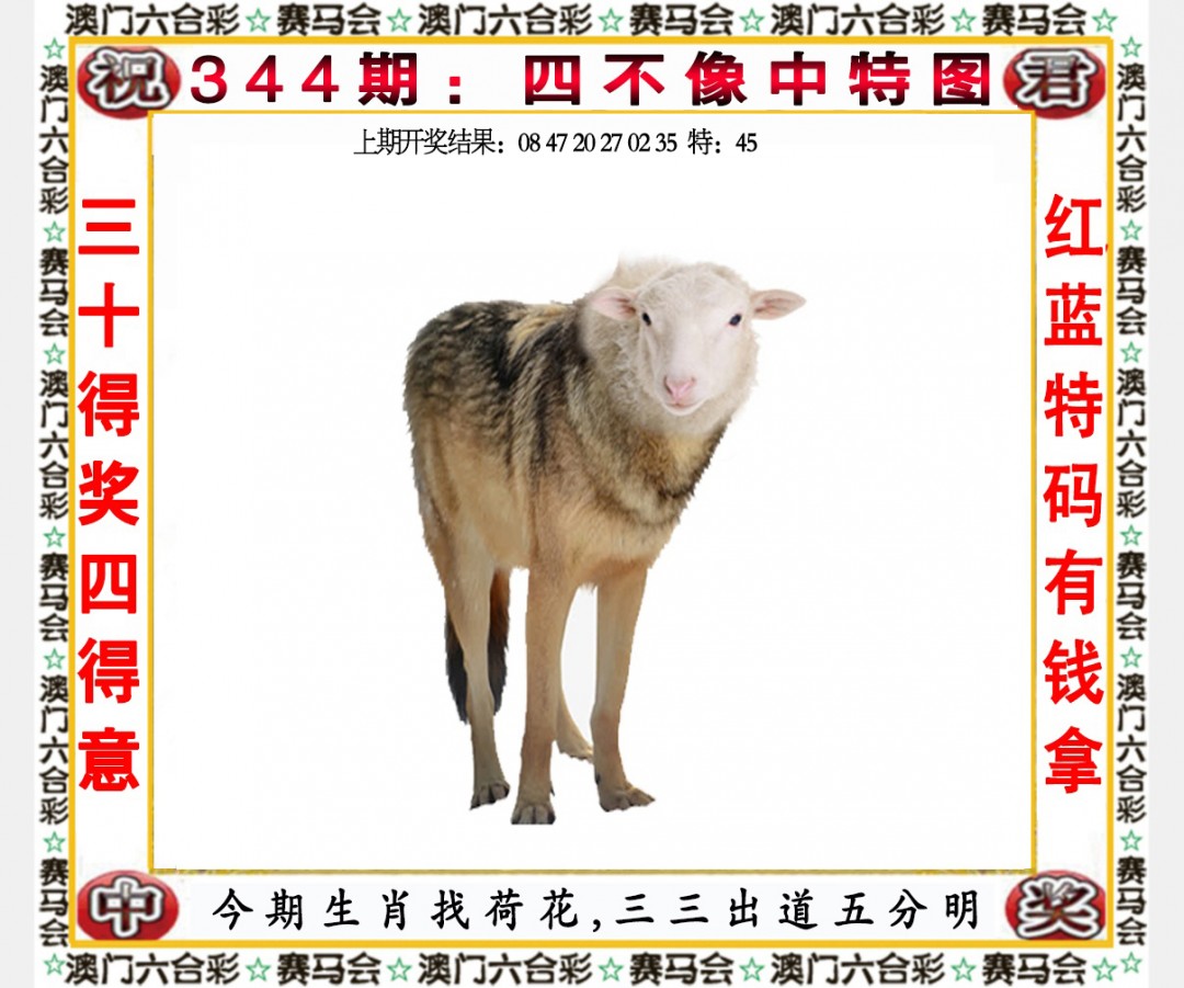 2024344期四不像中特图