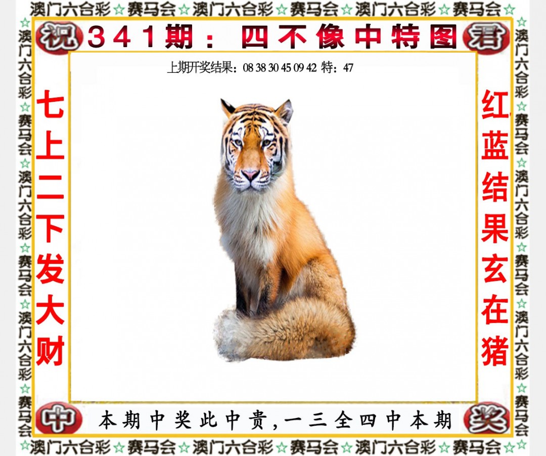 2024341期四不像中特图