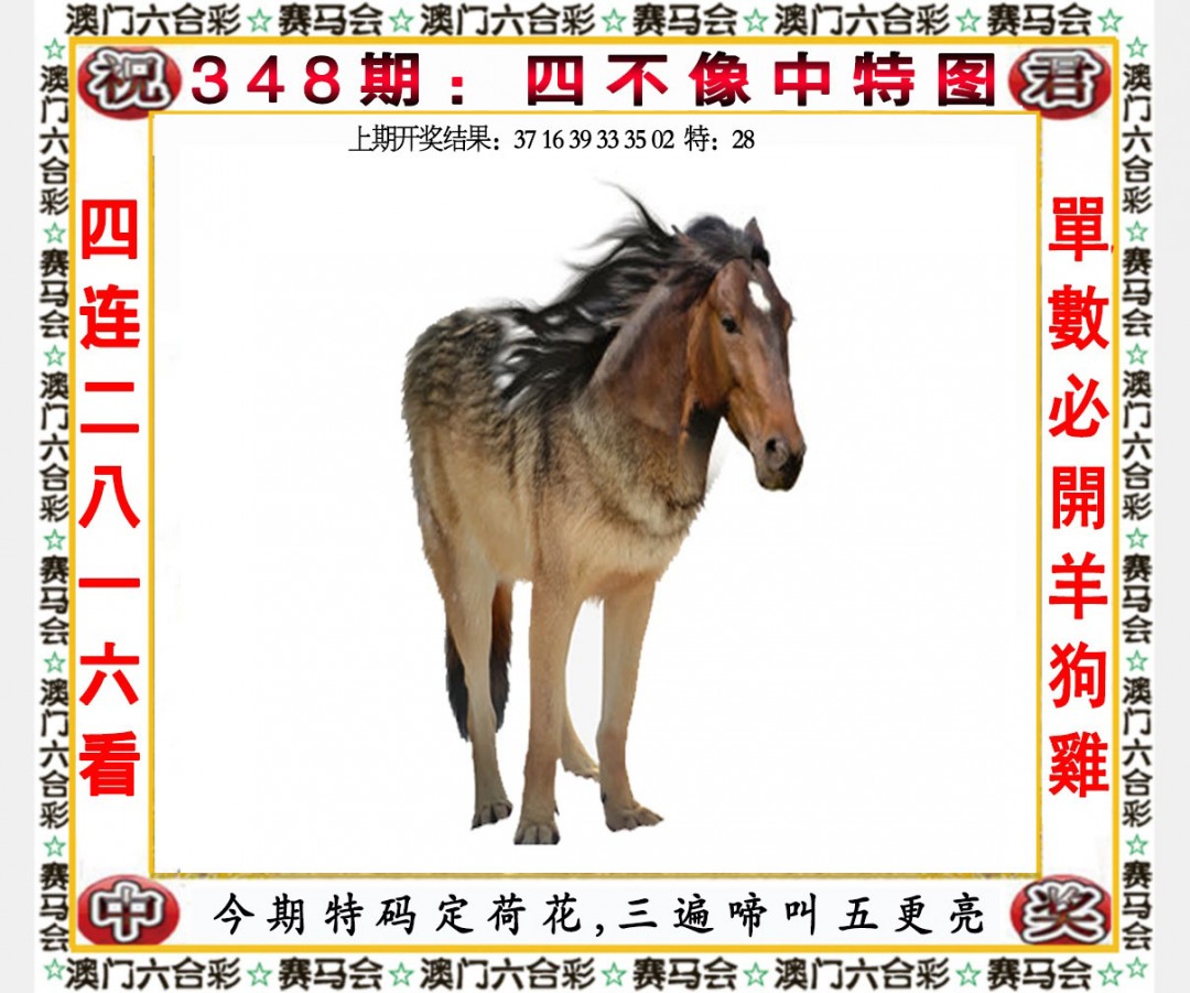 2024348期四不像中特图