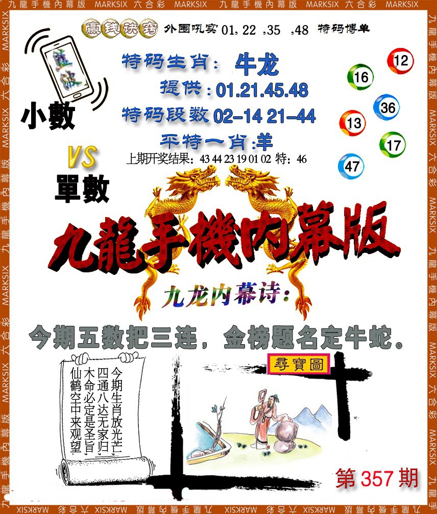 2024357期手机内幕