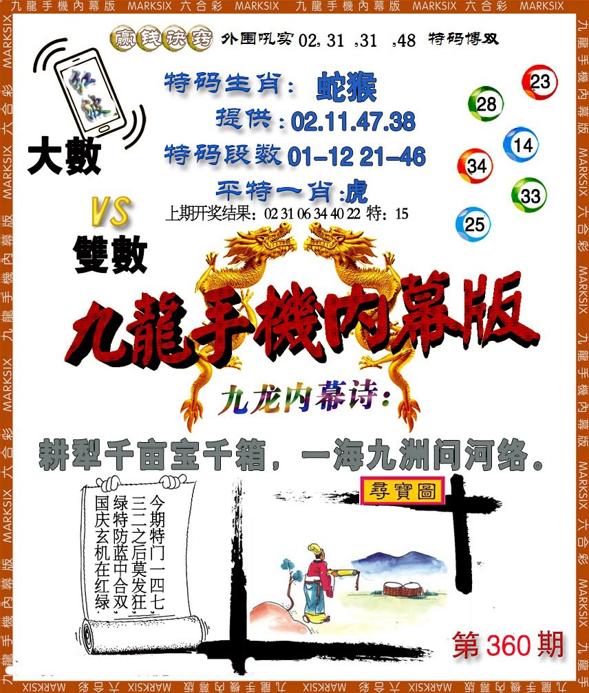 2024360期手机内幕