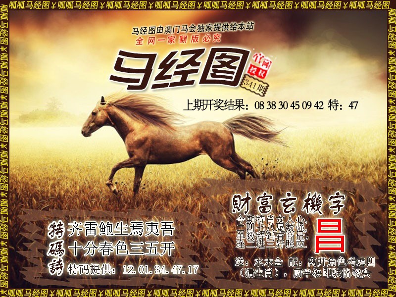 2024341期马经10