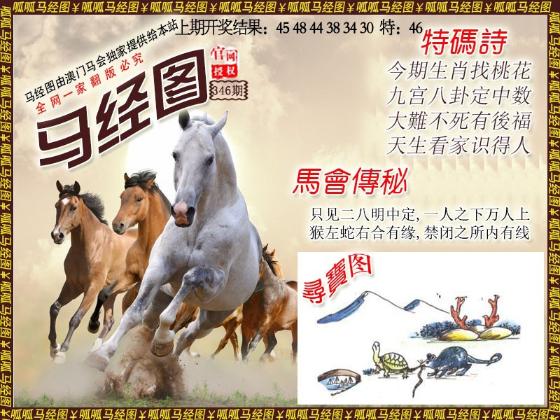2024346期马经1
