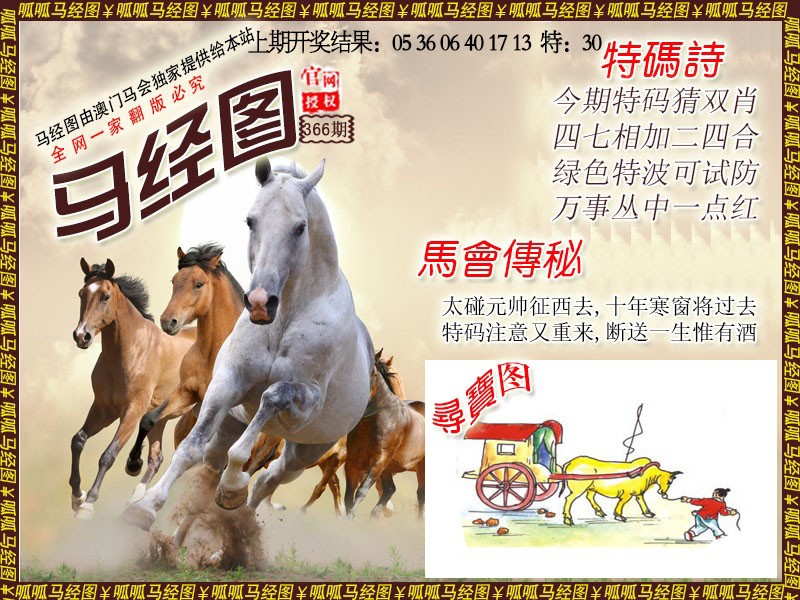 2024366期马经1