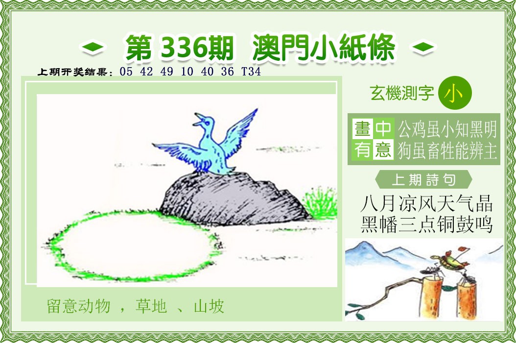2024336期澳门小纸条