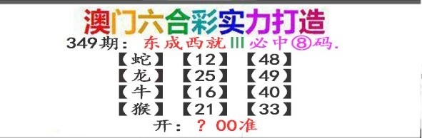 2024350期东成西就