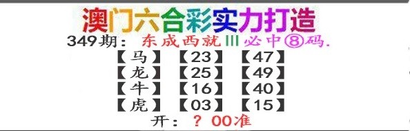 2024349期东成西就