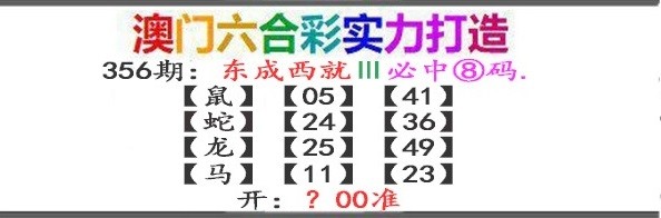 2024356期东成西就