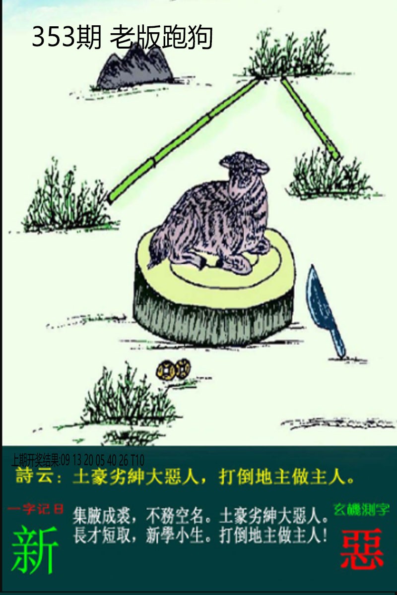 2024353期老板跑狗